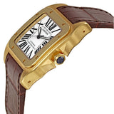 Cartier Santos 18kt Yellow Gold Men's Watch #W20071Y1 - Watches of America #2