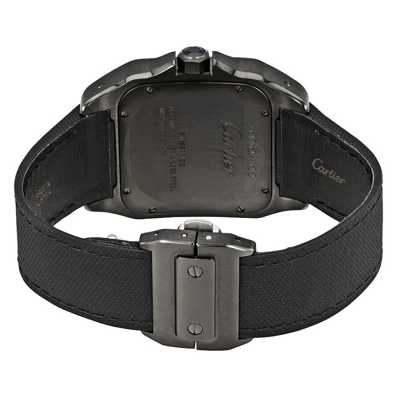 Cartier Santos Automatic Black Dial Men's Watch #WSSA0006 - Watches of America #3