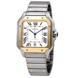 Cartier Santos Automatic Silver Dial Large Men's Watch #W2SA0009 - Watches of America