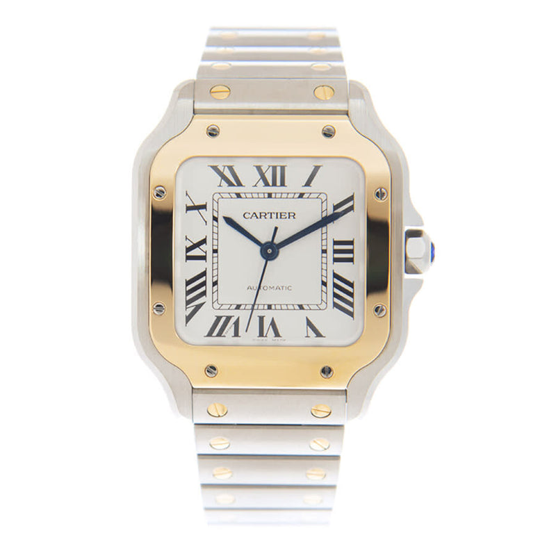 Cartier Santos Automatic Silver Dial Watch #W2SA0016 - Watches of America #3