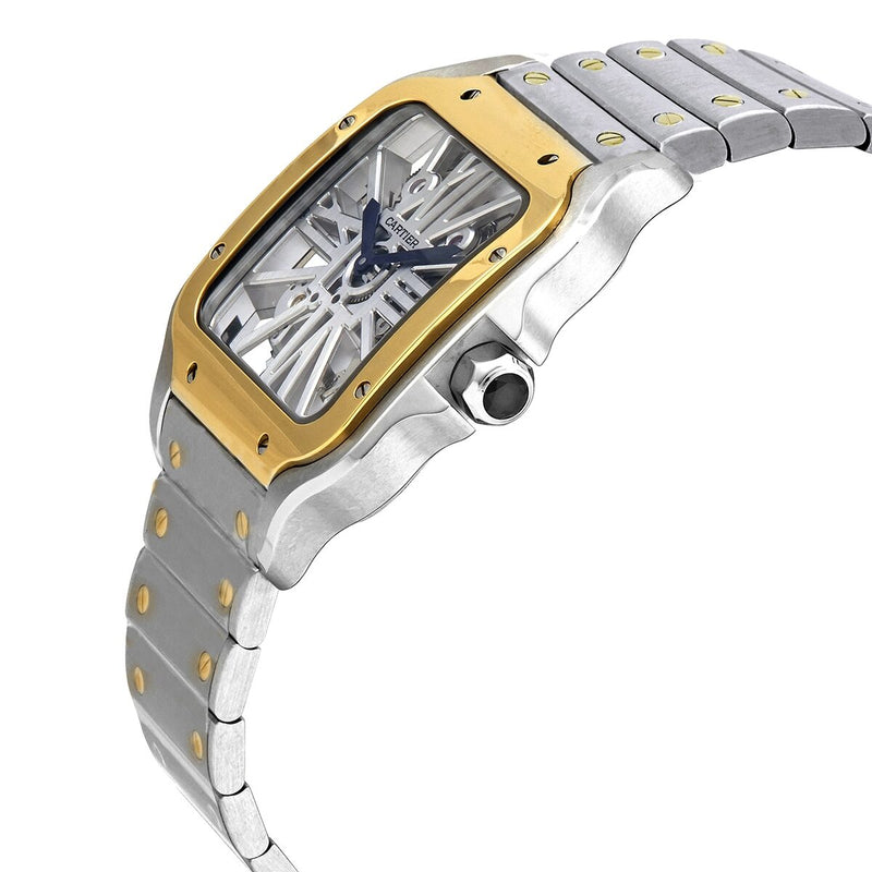 Cartier Santos De Cartier Hand Wind Skeleton Men's Watch #WHSA0012 - Watches of America #2