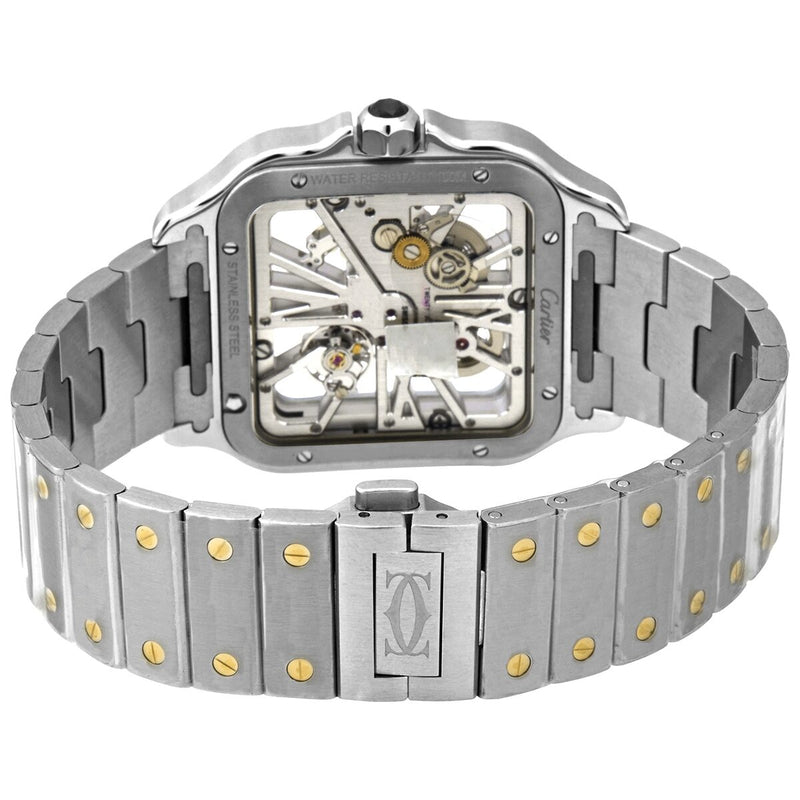 Cartier Santos De Cartier Hand Wind Skeleton Men's Watch #WHSA0012 - Watches of America #3