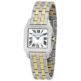 Cartier Santos Demoiselle 18kt Yellow Gold and Steel Midsize Ladies Watch #W25067Z6 - Watches of America