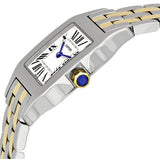 Cartier Santos Demoiselle 18kt Yellow Gold and Steel Midsize Ladies Watch #W25067Z6 - Watches of America #2