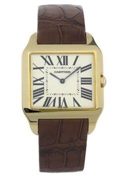 Cartier Santos Dumont 18kt Yellow Gold Men's Watch #W2008751 - Watches of America