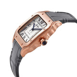 Cartier Santos Silvered Opaline Dial Automatic Ladies Watch #WGSA0028 - Watches of America #2