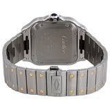 Cartier Santos Automatic Silvered Opaline Dial Steel and 18kt Yellow Gold Men's Watch #W2SA0006 - Watches of America #3