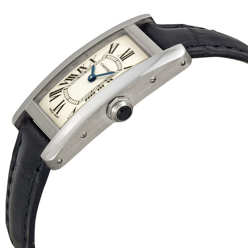 Cartier Tank Americaine 18 kt White Gold Ladies Watch #W2601956 - Watches of America #2