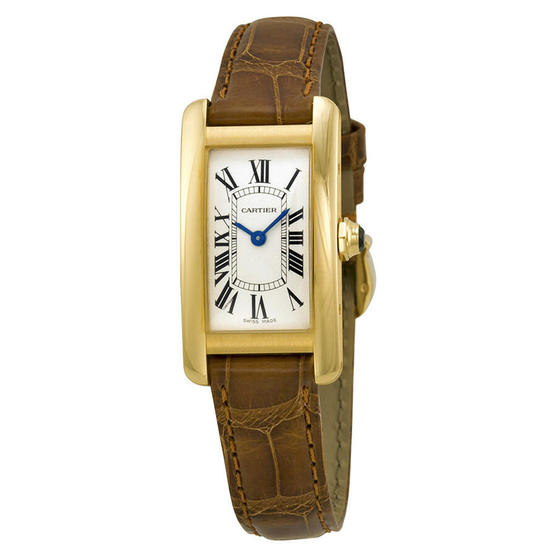Cartier Tank Americaine 18kt Yellow Gold Ladies Watch #W2601556 - Watches of America