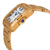 Cartier Tank Anglaise Silver Dial 18kt Rose Gold Ladies Watch #W5310003 - Watches of America #2