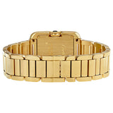 Cartier Tank Anglaise Silver Dial 18kt Yellow Gold Ladies Watch #W5310014 - Watches of America #3