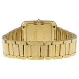 Cartier Tank Anglaise Silver dial 18kt Yellow Gold Ladies Watch #WT100005 - Watches of America #3