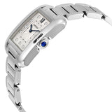 Cartier Tank Anglaise Silver Dial Diamond Ladies Watch #W4TA0004 - Watches of America #2