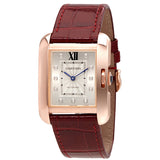 Cartier Tank Anglaise Silver Dial Ladies Watch #WJTA0006 - Watches of America