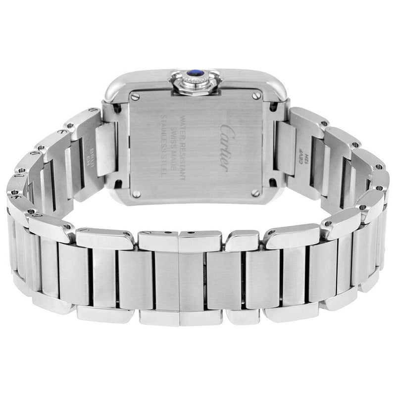 Cartier Tank Anglaise Silver Dial Ladies Watch #W4TA0003 - Watches of America #3