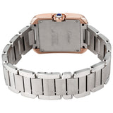Cartier Tank Anglaise Silver Dial Stainless Steel Watch #W3TA0003 - Watches of America #3