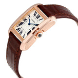 Cartier Tank Anglaise Silvered Flinque Dial Ladies Watch #W5310042 - Watches of America #2