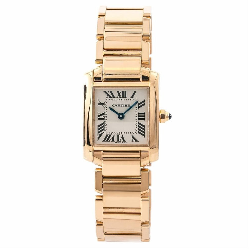Cartier Tank Francaise 18kt Rose Gold Ladies Watch #W500264H - Watches of America