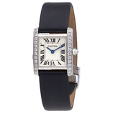 Cartier Tank Francaise 18kt White Gold Diamond Ladies Watch #WE100231 - Watches of America