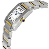 Cartier Tank Francaise 18kt Yellow Gold and Steel Ladies Watch #W51012Q4 - Watches of America #2