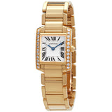 Cartier Tank Francaise 18kt Yellow Gold Diamond Ladies Watch #WE1001R8 - Watches of America