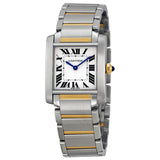 Cartier Tank Francaise Silver Dial Ladies Watch #W2TA0003 - Watches of America
