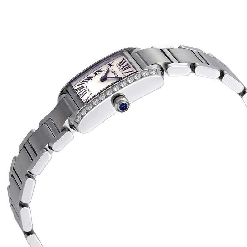 Cartier Tank Francaise Silver Dial Ladies Watch #W4TA0008 - Watches of America #2