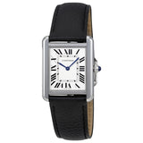 Cartier Tank Solo Silvered Light Opaline Dial Ladies Watch #WSTA0030 - Watches of America