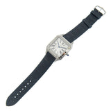 Cartier XL Santos Dumont Hand Wind Silver Dial Men's Watch #WSSA0032 - Watches of America #3