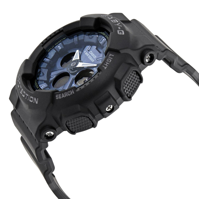 Casio Baby-G Alarm World Time Chronograph Quartz Analog-Digital Blue Dial Watch #BA130-1A2 - Watches of America #2