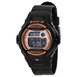 Casio Baby G Digital Dial Black Resin Ladies Watch #BG169G-1CR - Watches of America