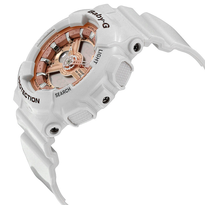 Casio Baby G White Resin Ladies Watch #BA110-7A1 - Watches of America #2