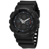 Casio G-Shock Alarm World Time Chronograph Quartz Analog-Digital Black Dial Men's Watch #GA140-1A1CR - Watches of America