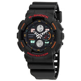 Casio G-Shock Alarm World Time Chronograph Quartz Analog-Digital Black Dial Men's Watch #GA140-1A4 - Watches of America