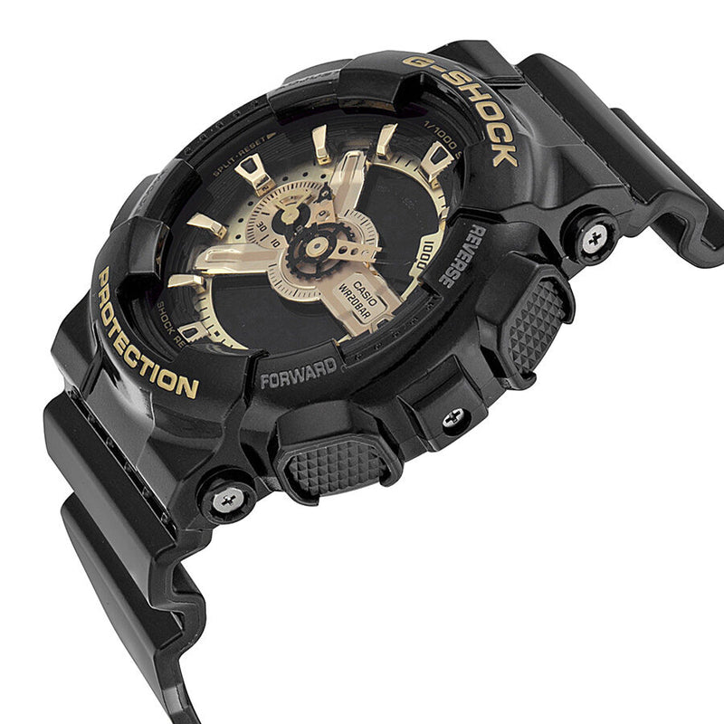 Casio G Shock Analog-Digital Dial Black and Gold Resin Men's Watch #GA110GB-1ACR - Watches of America #2