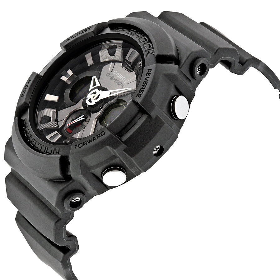 Casio G-Shock Black Dial Resin Men's Watch GA201-1A – Watches of America