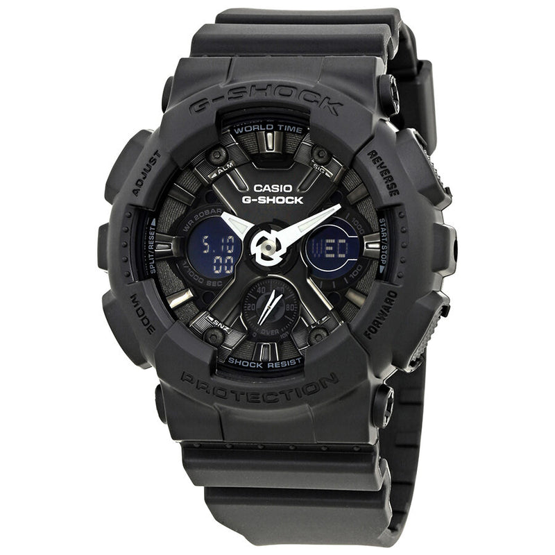 Casio G-Shock Black Dial Resin Ladies Watch #GMA-S120MF-1ACR - Watches of America