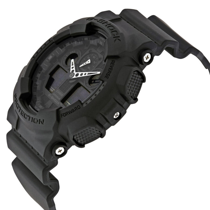 Casio G-Shock Classic Series Analog-Digital Black Dial Men's Watch #GA100-1A1CR - Watches of America #2