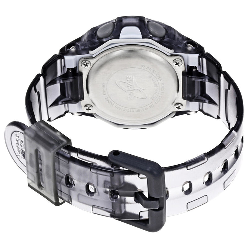 Casio Grey Transparent Resin Ladies Watch #BG169R-8B - Watches of America #3