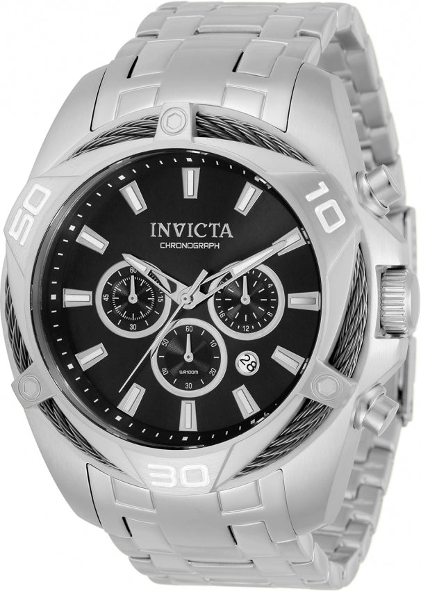 Reloj Invicta Bolt Cronógrafo Cuarzo Esfera Gris Hombre 34118