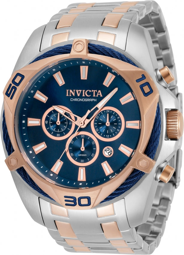 Invicta Bolt Chronograph Quartz Blue Dial Men's Watch 34133