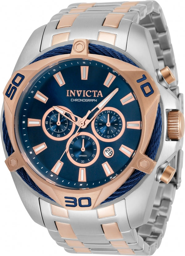 Reloj Invicta Bolt Cronógrafo Cuarzo Esfera Azul Hombre 34133