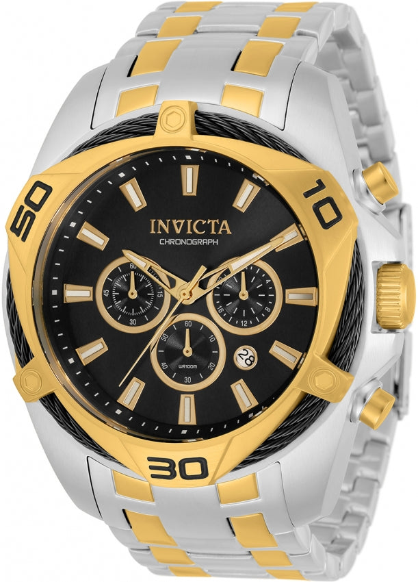 Invicta Bolt Cronógrafo Cuarzo Esfera Negra Reloj para Hombre 34124