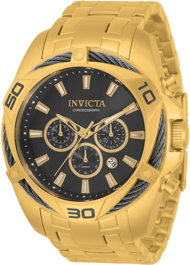 Reloj Invicta Bolt Cronógrafo Cuarzo Esfera Gris Hombre 34122
