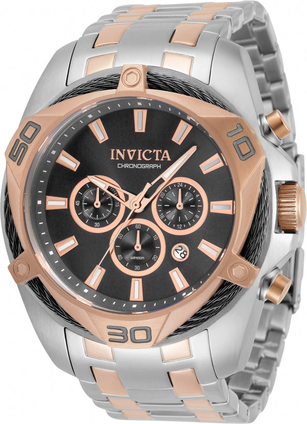 Reloj Invicta Bolt Cronógrafo Cuarzo Esfera Gris Hombre 34135