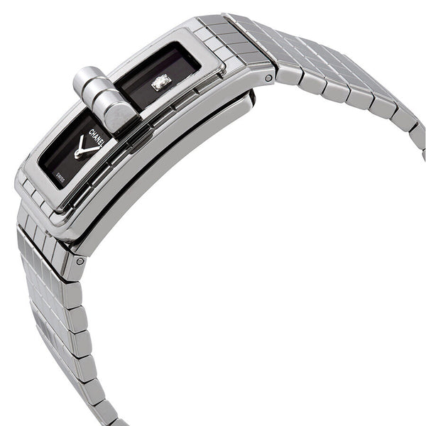 Chanel Code Coco Black Lacquered Dial Ladies Watch #H5144 - Watches of America #2