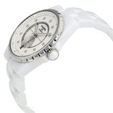 Chanel J12-365 White Opaline Diamond Dial Ceramic Ladies Watch #H4345 - Watches of America #2