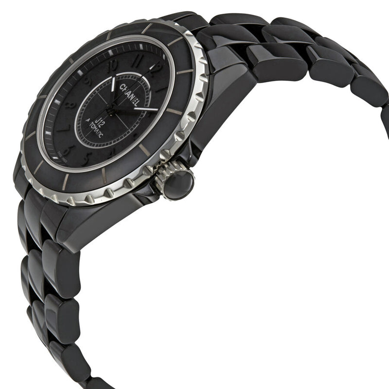 Chanel J12 Automatic Black Dial Ceramic Unisex Watch #H3829 - Watches of America #2
