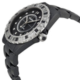 Chanel J12 Automatic Black Diamond Dial Black Ceramic Men's Watch #H2024 - Watches of America #2