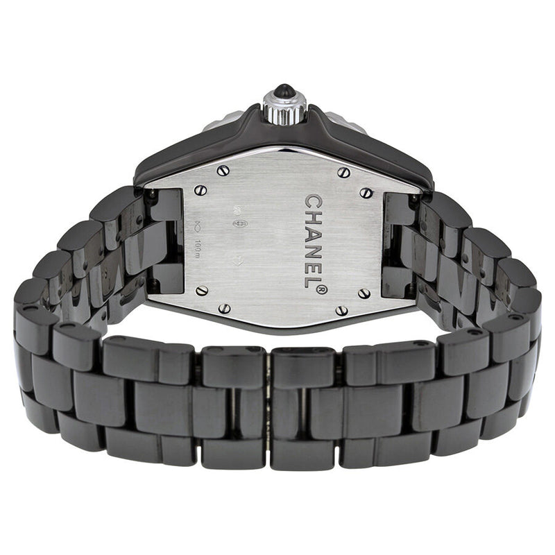 Chanel J12 Automatic Black Diamond Dial Black Ceramic Unisex Watch #H2023 - Watches of America #3